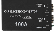 Convertor auto 100A tensiune 24v la 12v