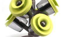 Copacel Spice Rack cu 6 recipiente pentru condimente + suport inclus