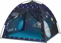 Cort pentru copii model Jupiter 1.2m x 1.2m x 1.05m cu lanterna proiector - 1