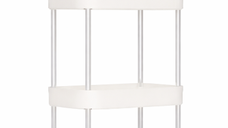 Cos de gunoi tip suport de depozitare cu roti din plastic 78.5 x 24 x 17cm