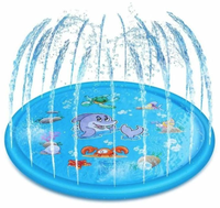 Covoras de joaca gonflabil cu fantana 170 cm - 1