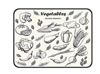 Covoras tip Scurgator vase 40x30cm alb cu model fund antiderapant pentru bucatarie - 1