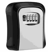 Cutie cu cifru pentru depozitare chei montare pe perete Regim Hotelier plastic - 1