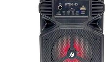 Difuzor Portabil Woofer KTS 1513 cu Bluetooth, MP3 si Karaoke pentru Activitati Exterioare