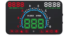 Display Auto Head Up E350 Kilometraj Cu Multiple Functii Si Proiectie Parbriz