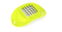Dispozitiv din plastic cu lame din otel inoxidabil de taiat fructe si legume - 1