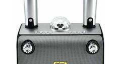 Dispozitiv Karaoke Disco Q YX899 putere 15W cu 2 microfoane wireles
