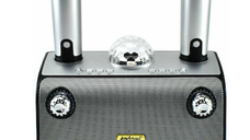 Dispozitiv Karaoke Disco Q YX899 putere 15W cu 2 microfoane wireles