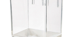 Dozator de cereale 1Kg plastic transparent Alb