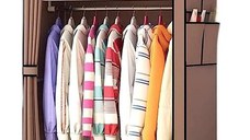 Dulap HAINE Textil 2 Rafturi 56x 44 x 146cm MARO si Depozitare Laterala