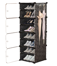 Dulap modular pentru pantofi 4 module cu usi transparente - 1