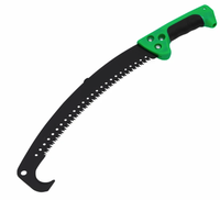 Fierastrau curbat negru cu carlig si maner verde Lider MX788 - 1