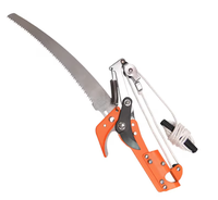 Fierastrau pentru crengi cu sfoara telescopica lama din otel 35cm pentru taiere crengi la inaltime unealta pentru gradinarit - 1