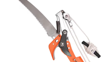 Fierastrau pentru crengi cu sfoara telescopica lama din otel 35cm pentru taiere crengi la inaltime unealta pentru gradinarit