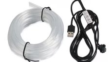 Fir RGB 5m lumina ambientala auto cu alimentare mufa USB