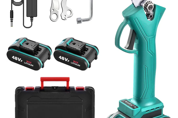 Foarfeca electrica pentru vita de vie si crengi 2 acumulatori 48VF 5Ah LEIHMANN