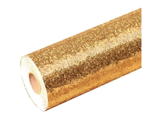 Folie Aluminiu Autoadeziva Aurie Creponata Rezistenta - 1