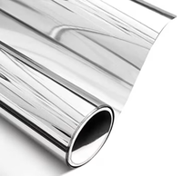 Folie cu Protectie Solara UV tip Oglinda Reflexiva pentru Geamuri Interioare 60x300cm - 1