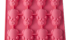 Forma prajituri din silicon pentru ciocolata si bomboane model piggy