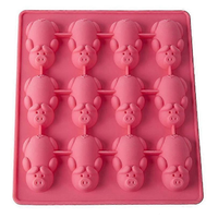 Forma prajituri din silicon pentru ciocolata si bomboane model piggy - 1