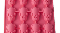 Forma prajituri din silicon pentru ciocolata si bomboane model piggy