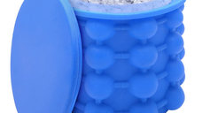 Frapiera gheata 2 IN 1 din silicon si forma pentru cuburi de gheata