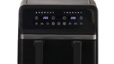 Friteuza cu aer cald dublu compartiment panou tactil digital putere 3000W