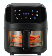 Friteuza cu aer cald tip Air Fryer capacitate mare 8 litri putere 2400W afisaj digital - 1