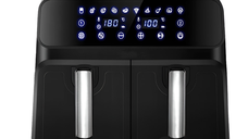 Friteuza Dubla Fara Ulei Air Fryer afisaj digital 10L capacitate