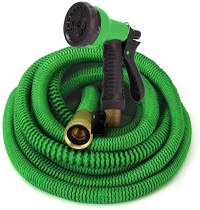 Furtun extensibil pentru gradina SUPER HOSE  50 FT = 15 m VERDE - 1