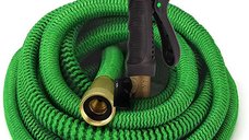 Furtun extensibil pentru gradina SUPER HOSE  50 FT = 15 m VERDE