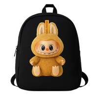 Ghiozdanel pentru copii cu un compartiment NEGRU - 1