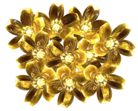 Ghirlanda solara cu 50 flori de cires LED interior-exterior LY - 1