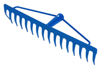 Grebla metal cu 16 dinti albastra MX339 - 1