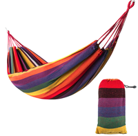 Hamac de 1 persoana cu husa de transport 190 X 80 cm simplu - 1