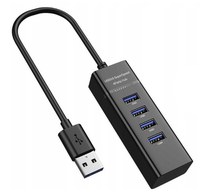 Hub cu 4 Porturi USB 3.0 de 5 Gbps LED Indicator Compact Q 303 - 1
