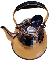 Ibric Ceai VL-TK02 Vicalina AURIU 1.5L cu Maner - 1