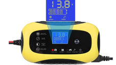 Incarcator baterie auto 12V 8A Galben