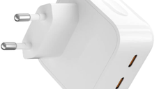 Incarcator compact cu doua porturi USB-C 35W USB C