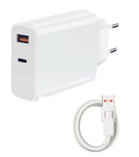 Incarcator de priza 120W inclus cablu 6A USB la USB C transfer date si incarcare - 1
