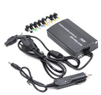 Incarcator Laptop Auto + Priza cu 8 MUFE Universale 12v / 220v  AX - 1