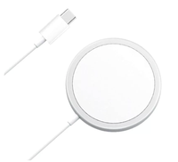 Incarcator magnetic wireless MagSafe 15W alb - 1