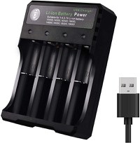 Incarcator MS-5D84A4 Acumulatori 4.2V Li-Ion 18650 cu 4 Porturi la USB XL - 1