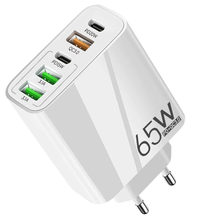 Incarcator priza 65W cu 3 porturi USB 2 porturi PD/Type C incarcare rapida - 1