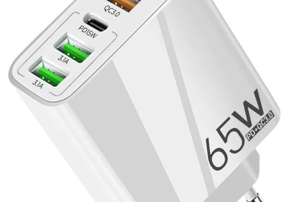 Incarcator priza 65W cu 3 porturi USB 2 porturi PD/Type C incarcare rapida