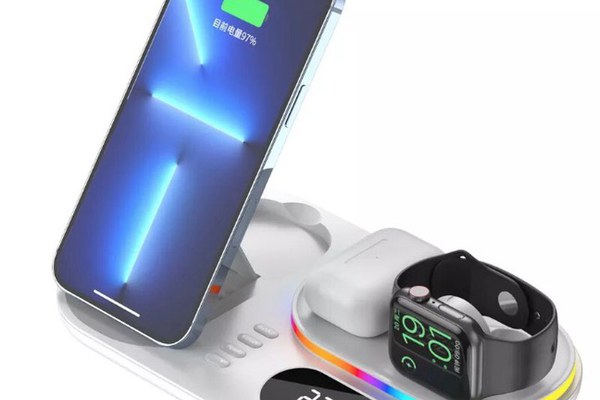 Incarcator Wireless 4 in 1 A06 cu Incarcare Rapida