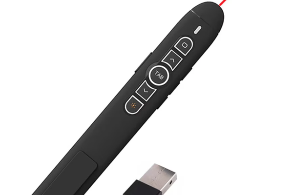 Indicator Laser T5 Wireless pentru prezentari inteligent receptor USB distanta control 20m