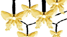 Instalatie 1500-11 Solara 50 LED - FLUTURI Crystal ALB CALD 5m