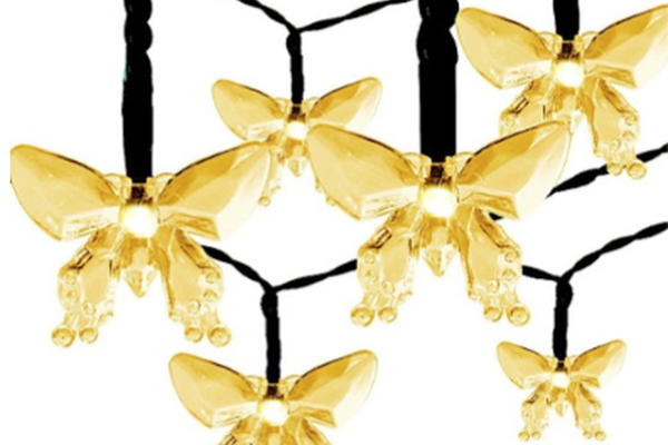 Instalatie 1500-11 Solara 50 LED - FLUTURI Crystal ALB CALD 5m