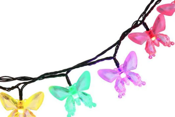 Instalatie 1500-11 Solara 50 LED - FLUTURI Crystal, MULTICOLOR 5m RGB